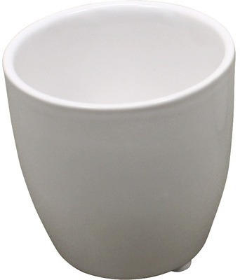 Blumentopf Keramik Ø 5,5 H 9 cm weiß