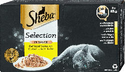 Sheba Selection Katzenfutter Geflügel Variation in Sauce