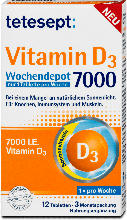 dm drogerie markt tetesept Vitamin D3 Wochendepot 7000 Tabletten