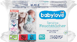 babylove Sensitive Feuchttücher Doppelpackung