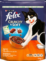 Felix Crunchy & Soft Katzenfutter Geflügel & Gemüse