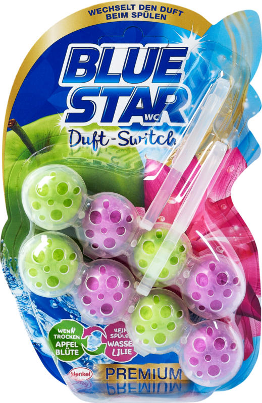 BLUE STAR WC Stein Duft-Switch Apfelblüte - Wasserlilie