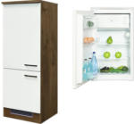 Hornbach Kühlumbauschrank Flex Well Vintea Magnolia matt 60x160x60 cm mit Drehtür