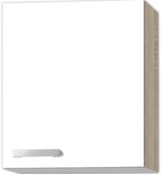 Hängeschrank Optifit Zamora weiß 50x57,6x34,6 cm mit Drehtür