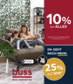 buss wohnen GmbH & Co. KG buss - 10 % auf ALLES - bis 16.01.2023