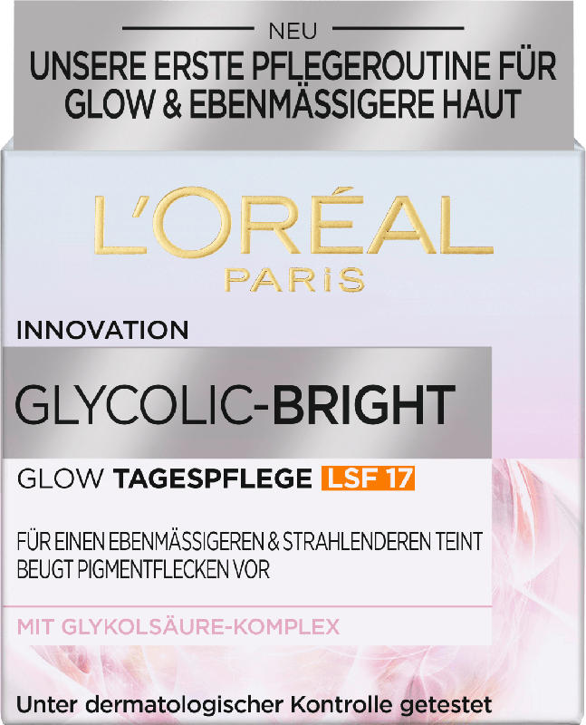 L'ORÉAL PARIS Skin Expert Gesichtscreme Glycolic Bright LSF 17