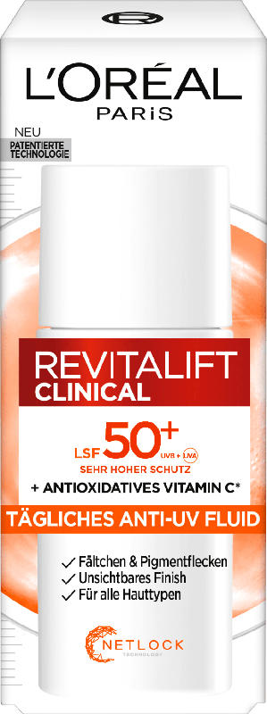 L'ORÉAL PARIS Gesichtsfluid Revitalift Clinical Vitamin C, LSF 50+