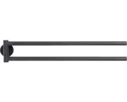 Handtuchstange TIGER Noon 4,9x45,3x7,8 cm schwenkbar schwarz matt 1321230746