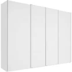 Schwebetürenschrank in Weiß