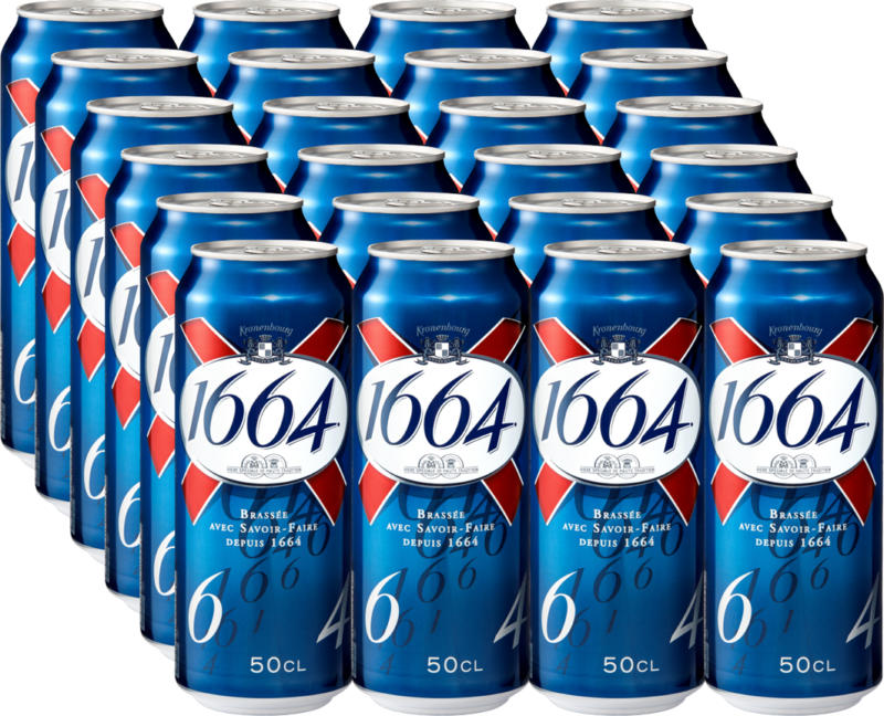 1664 Bier, 24 x 50 cl