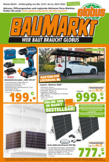 Globus Baumarkt in Zechenstraße 8, 66333 Völklingen ⇔ Öffnungszeiten