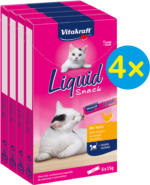 QUALIPET Vitakraft Vita Cat liquid Snacks Huhn & Taurin 4er Multipack