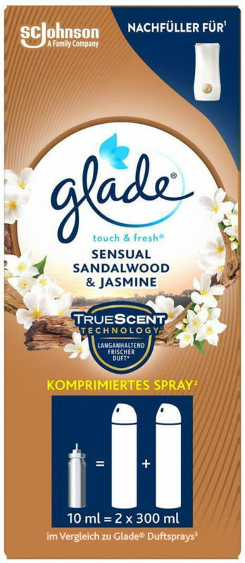 Glade Touch & Fresh Sensual Sandalwood & Jasmine Minispray Nachfüller