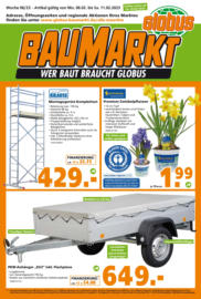 Globus Baumarkt: Wochenangebote