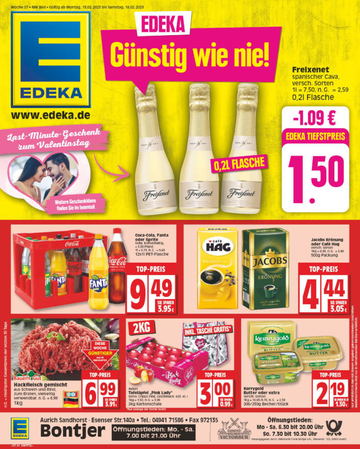 EDEKA Brehm in Hultschiner Damm 75 - 81, 12623 Berlin ⇔ Öffnungszeiten und Kontakt - Handelsangebote