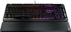 Roccat Gaming Tastatur Pyro, Mechanisch, RGB, TTC RED, USB, DE, Schwarz