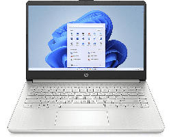HP Notebook 14s-dq5904ng Laptop, i3-1215U, 8GB RAM, 512GB SSD, 14Zoll Full-HD, Win11 Home, Natursilber