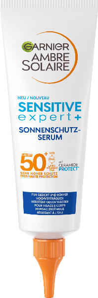 Garnier Ambre Solaire Sonnenmilch Serum sensitive expert+, LSF 50+
