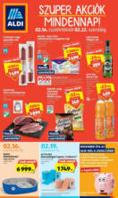 Aldi: Aldi újság érvényessége 2023.02.22-ig - 2023.02.22 napig