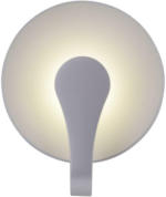 Möbelix LED-Wandleuchte Stan, Warmweiß, Rund