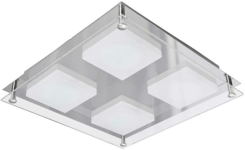 LED-Deckenleuchte L: 24 cm Quadratisch