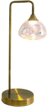 Möbelix Tischlampe Messingfarben Vintage Style