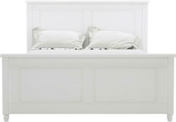 Doppelbett mit Schublade 170x110 cm Clemence Weiß