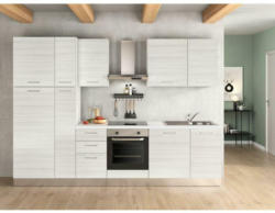 Küchenzeile Olimpia Mit Geräten 300 cm Weiß