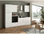 Möbelix Küchenzeile Calliope Mit Kühlschrank 270 cm Weiß