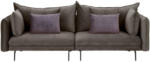 Möbelix Big Sofa Sing mit Kissen B: 262 cm Braun Samt