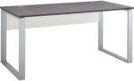 Möbelix Schreibtisch B 158 H 75 cm Gw-Altino, Graphitfarben/Weiß