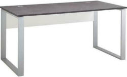 Schreibtisch B 158 H 75 cm Gw-Altino, Graphitfarben/Weiß