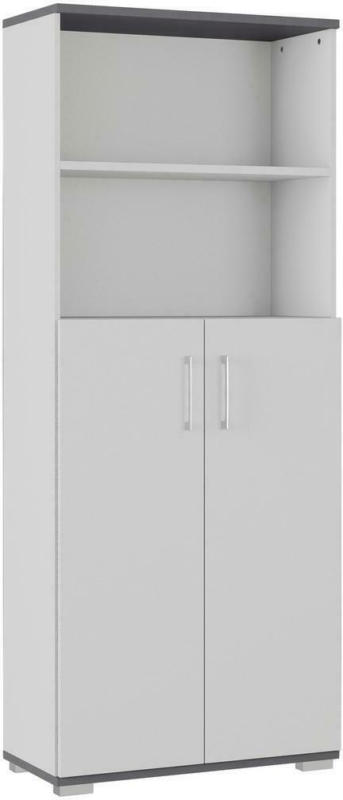 Aktenschrank Gw-Profi Graphitfarben/Grau B: 80 cm