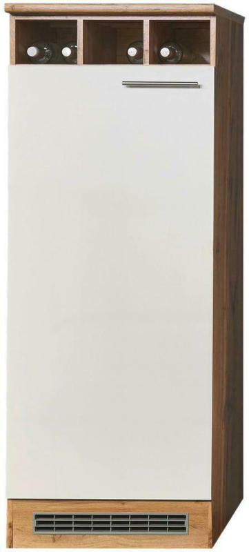Kühlschrank-Umbauschrank Madeira B: 60 cm Eiche/Weiß