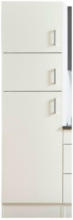 Möbelix Kühlschrank-Umbauschrank Corner B: 60 cm Weiß