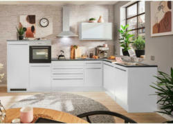 Einbauküche Eckküche Möbelix Jazz 4 Weiß mit E-Geräten