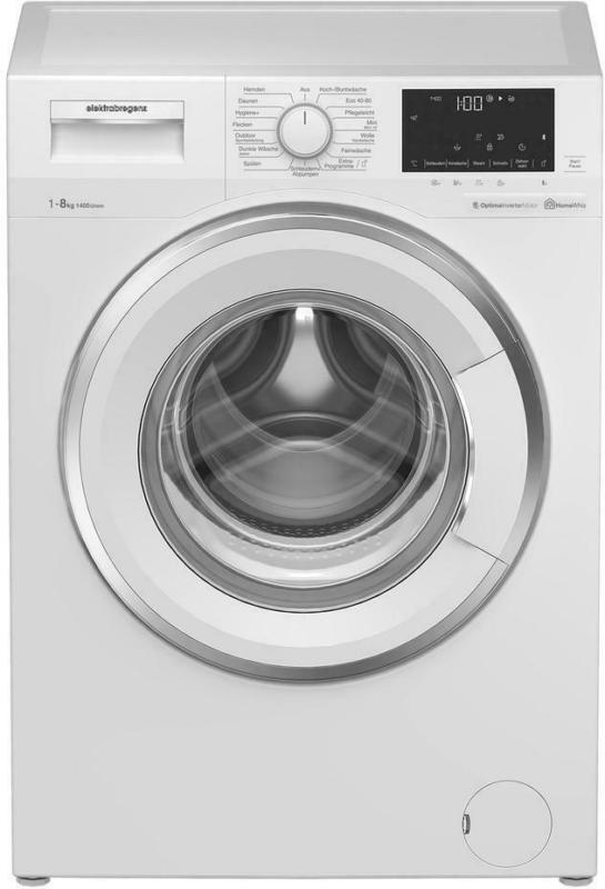 Waschmaschine Waf 8kg 1400 U/Min mit Aquastop