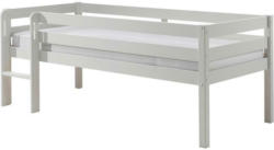 Mittelhohes Bett Pino Weiß lackiert 90x200cm