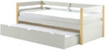 Möbelix Ausziehbett Margrit Weiß inkl. Bettkasten 90x200 cm