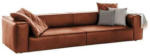 Möbelix 4-Sitzer-Sofa Around The Block Cognac Echtleder