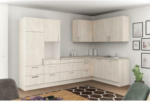 Möbelix Einbauküche Eckküche Möbelix Ip1200 ohne Geräte 320x185 cm Seeahorn Dekor