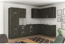 Einbauküche Eckküche Möbelix Ip2200 ohne Geräte 320x185 cm Ulme Dekor
