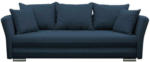 Möbelix 2-Sitzer-Sofa mit Schlaffunkt. Modi und Bettkasten Blau