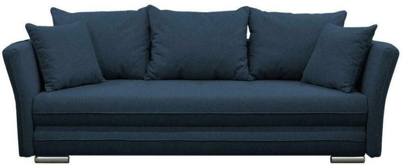 2-Sitzer-Sofa mit Schlaffunkt. Modi und Bettkasten Blau