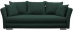 Möbelix 2-Sitzer-Sofa mit Schlaffunkt. Modi und Bettkasten Grün