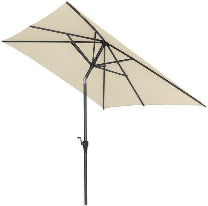 Sonnenschirm BxHxT 250x238x200 cm Anthrazit/Beige