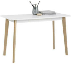 Schreibtisch mit Stauraum 58x75,5 cm Raven Weiß