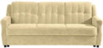 Möbelix 3-Sitzer-Sofa Schlaffunktion Moldau mit Armlehnen Beige