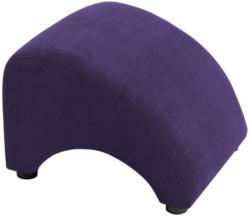 Polsterhocker Brandford Violett Velours H: 37 cm