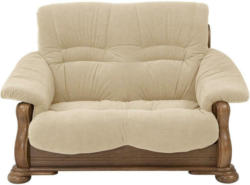 2-Sitzer-Sofa Tennessee Sandfarben Aus Eiche Massiv